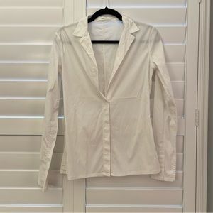 Lareida Classic Button Down Blouse White Size 36